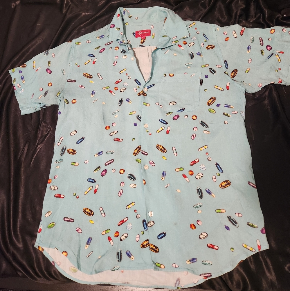 Supreme Pills Rayon Shirt